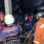 Kebakaran di Komplek Pasar Segiri, Lima Bangunan Hangus Terbakar.